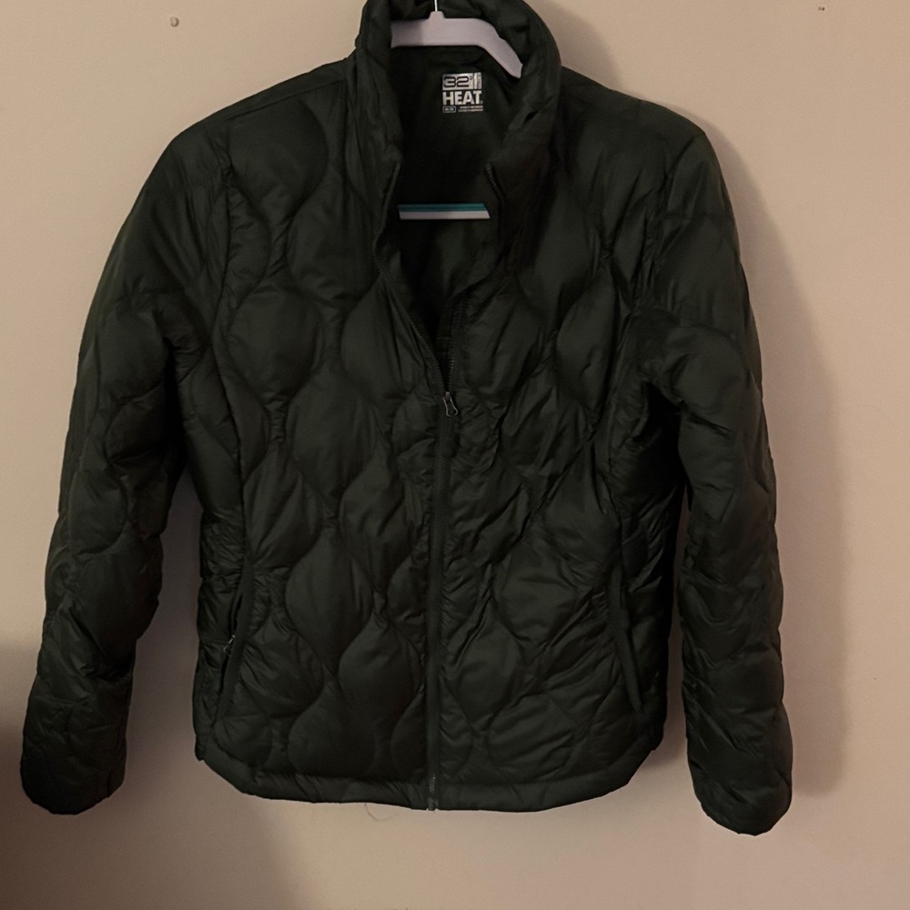 32° Heat Quilted Green Packable Jacket